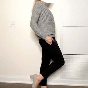 [SOLD] H&M Cable Knit Gray Sweater